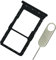 PHONSUN XT2513 Single Sim Card Tray SD Slot Holder Replacement for Motorola Moto G 2025 (Forest Gray) with Stainless Steel Eject Pin Tool