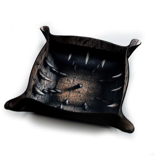 Würfeltablett für Brettspiele und RPG - Das ist eine Falle! 22 x 22 cm