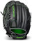 Franklin Sports Fastpitch Softball Glove 22433L Fast Pitch Pro-Guantes de softbol (28 cm), Unisex, Verde Lima, 11