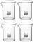 Rocwing - Boro 3.3 Glas Messbecher für Labor (5ml, 2 in a Pack)