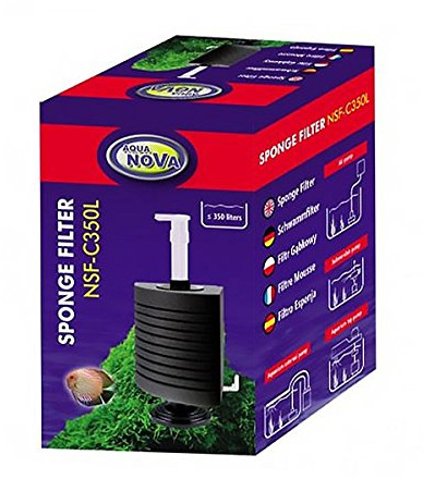 Aqua Nova Innenfilter, Eckig Schwamm Corner NSF-C350L