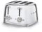 Smeg TSF03SSUK 4 Slice Toaster, Extra Wide Slots, 3 pre set programmes, Polished Stainless Steel