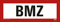 Aufkleber BMZ Brandmeldezentrale selbstklebende Folie nach DIN 14406