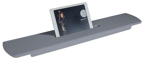 Bernstein Badewannenablage aus Mineralguss PB4210-85 x 16,5 cm - Farbe wählbar, Farbe:Grau Matt