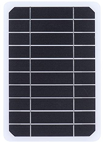 5W 5V Solarmodul, das Mobiles Netzteil Auflädt Outdoor-Solar-Ladegerät Monokristallin