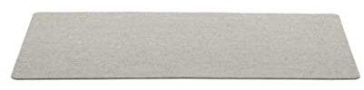 Graf Lantz Mosen Large Merino Wool Felt Desk Pad, Luxury Non-Slip Desk Mat, Blotter for Office and Home, 31W x 19H, Granite