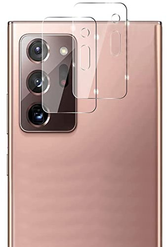 NOVAGO Compatible avec Samsung Galaxy Note 20 Ultra 5G - Lot de 2 Films vitre Protection Verre trempé ultra résistant pour la partie caméra