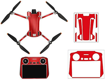Mini 3 Pro Drohnen Aufkleber Set, Kleber Wasserdichte Skins Sticker Kit kompatibel Mini 3 Pro Drohne kompatibel RC Fernbedienung Dekoration Schutz Zubehör (Stil 11)