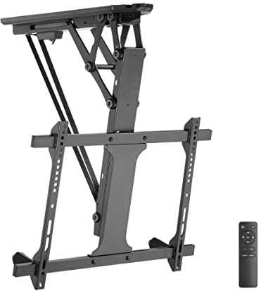 LogiLink BP0159 - Soporte de Techo motorizado para TV de 32 a 70, inclinable eléctricamente, hasta 35 kg de Carga con Control de aplicación, Color Negro