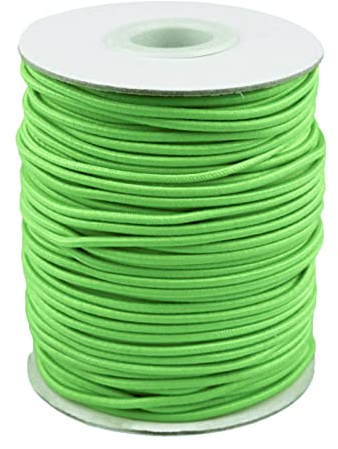 50m Spule Gummikordel Gummischnur 2mm Bekleidungsgummi Hutgummi, 29 Farben