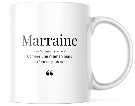 Woolly Panda | Mug Mug Personnalisable avec Définition Mignonne | Imprimé en Belgique (Marraine)