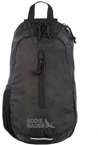 Eddie Bauer Stowaway Packable 10L Sling 3.0 aus Polyester mit leicht gepolstertem Schultergurt, Oynx
