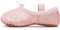 Mädchen Ballettschuhe Ballettschläppchen Glitter Ballett Tanzschuhe Leder Tanz Hausschuhe Volle Sohle Ballett Tanz Flats für Kinder Kleinkind für Tanz Performance Gymnastik Rosa 29