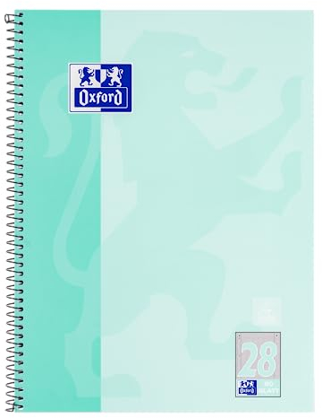 Oxford Collegeblock A4 kariert, 80 Blatt, gelocht, mint