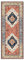 ZUZEKU Boho Läufer Flur Küche Waschbar rutschfest 100X200cm Vintage Rot und Blau Lang Küchenteppich Flurteppich Teppich Fur Korridor Wohnzimmer Schlafzimmer Meterware Anpassbar