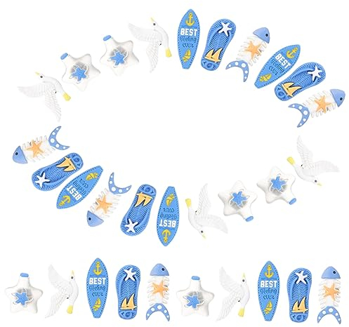 Ciieeo 30 Stück Ozean Motiv Reißzwecken Aus Bruchsicherem Kunstharz Filigrane Pinnnadeln Für Büro Basteln Kompakte Stecknadeln Zum Markieren Von Karten Und Pinnwänden