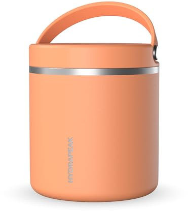 Hydrapeak Termo de acero inoxidable de 25 onzas con aislamiento al vacío | Termo para niños para alimentos calientes y fríos, termo de sopa a prueba de fugas de boca ancha para adultos, 10 horas de