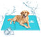 Nobleza Kühlmatte für Hunde, 90x50cm Kühldecke Hund Selbstkühlend Ungiftige mit Gelauflagen Welpe Katzen Haustiere Kühlmatratze für Sommer, Hellblau, L