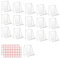 16Pcs Clear Acrylic Book Stand for Display, Transparent Acrylic Sign Holder Stand, Display Stand for Books, Music Sheets, Magazine, Tablets and Phones, card and artwork displays (L/ 10 * 11.5 * 13cm)