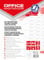 OFFICE PRODUCTS Etiketten Selbstklebend / 105 x 37 mm/ 100 Blatt A4 / Weiß/Günstige, Wirtschaftliche Selbstklebeetiketten/Adressaufkleber Bedruckbar Adressetiketten Klebeetiketten