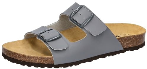 Lico Herren Pantolette Pantolette Bioline Man, grau, 49 EU