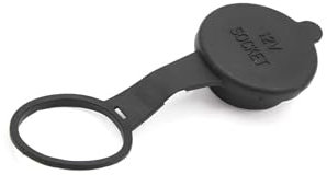 Motoforti Black Car Cigarette Lighter Socket Cover Cap 12V Outlet Lid Fitness Long-lasting