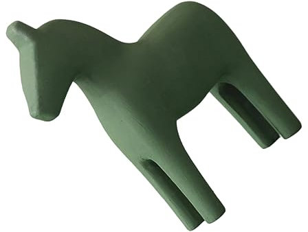 ABOOFAN Holzpferd Statue Deko Kreatives Pferdeornament Für Kinderzimmer Geburtstagsgeschenk Handwerklich Feinpoliert Für Wohnzimmer Schreibtisch Regal