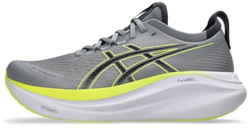 ASICS Men's Gel-Nimbus 27 Running Shoe, Gravel/Carrier Grey, 43.5 EU