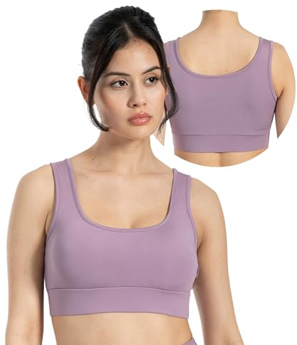 SMILODOX Sport-BH Damen Debby, SoftFeel High Support Bra, atmungsaktiv & schnelltrocknend, breites Unterbrustband, elastisch & feuchtigkeitsableitend, ideal für Yoga, Pilates & ruhige Workouts