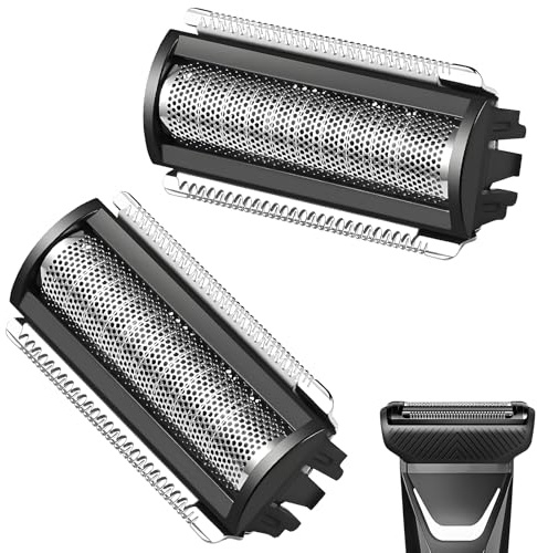 Replacement Foil Blade for Manscaped The Lawn Mower Electric 5.0 Ultra Trimmer - Groin/Body Hair Shaver Head, 2-Count
