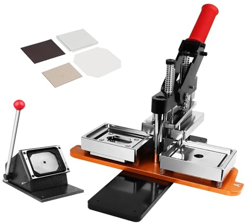 Badge Maschine Magnet, 90x65mm Photo Magnet Making Machine, Diy-Kühlschrankmagnete Photo Magnet Maker Kit, 100 Stück Verbrauchsmaterialien, Papierschneider, Für Fotomagnete Selbst Gestalten