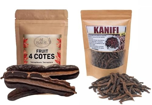 Plantes Africaines, Poivre Africain et Fruit 4 cotés 1 paquet de chaque