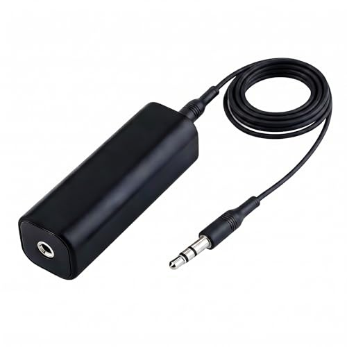 ZenithCove Ground Loop Noise Isolator, Noise Filter with 3.5mm Audio Cable | Eliminate Humming and Buzzing Noise Completely Audio Isolation Transformer for Car Audio Home Stereo System