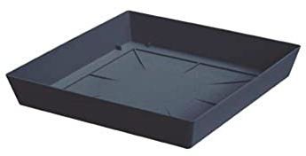 Prosper Plast pplfq200-s433 20 x 20 x 3.2 cm Lofly piattino Quadrato Antracite – Supporto (Pezzi)