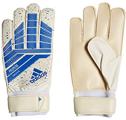 adidas Pred Trn Goalkeeper Handschuhe (W/O Fingersave), Unisex, Erwachsene, Fußball Blue/Weiß, 9