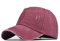 Criss Cross Hut, gewaschene Baseballkappe im Used-Look, Pferdeschwanz-Hut, hoher unordentlicher Dutt, Ponycap für Damen, Pink, Einheitsgröße