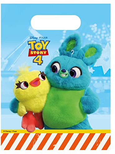 Disney Pixar Toy Story 4 Party Bags Birthday Party Supplies, Pack of 6
