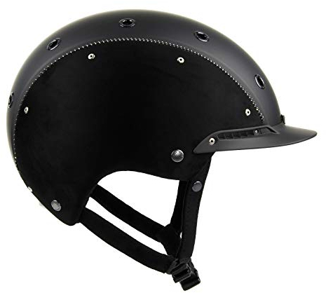 Casco Reithelm Champ-3 Nubuk schwarz M (56-58cm)