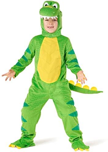 Morph Dino Kostüm für Kinder Jungen, Dinosaurier Verkleidung, Perfekt für Karneval und Fasching, 4-6 Jahre