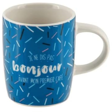 Derrière la porte Kaffeebecher Je ne dis pas bonjour