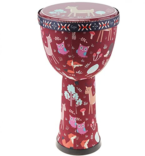 Djembe 8 Zoll African Djembe Drum Tierreich Abs Fass PVC Haut Dauerhafte Kinder Handtrommel