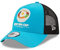 New Era Rice Bowl Food Pack Turquoise Black A-Frame Adjustable Trucker Cap - One-Size