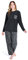 CityComfort Pigiama Donna Invernale Pile a Manica Lunga Pigiamone Felpato Due Pezzi (L, Leopardato)