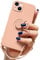 Pepmune Compatible with iPhone 13 Case Liquid Silicone with Ring Holder Kickstand Magnetic Car Mount Detachable Wrist Strap Shockproof Soft Protective Cover-Pink