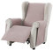 Textilhome - Housse de Canapé Protecteur Adele, Taille 1 Places/Relax. Housse Matelasse Réversible. Couleur Rose