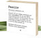 Wunderpixel® personalisiertes Holzbild Definition Familie - 15x15x2cm zum Hinstellen/Aufhängen, echter Fotodruck mit Spruch auf Holz - schwarz-weißes Wand-Bild Aufsteller Zuhause zur Dekoration