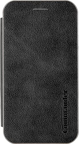 COMMANDER Curve Book Case Deluxe für Samsung S23 Elegant Royal Black