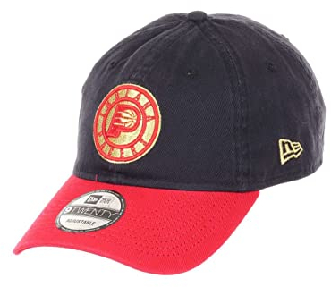 New Era Indiana Pacers NBA Team Navy Red 9Twenty Unstructured Strapback Cap - One-Size
