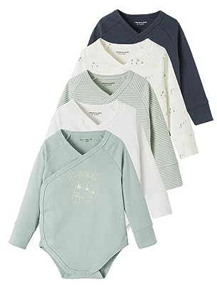 Vertbaudet 5er-Pack mitwachsende Baby Wickelbodys