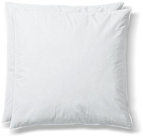 RIBECO Federkissenset extra dick 80x80 cm weiß - normal
